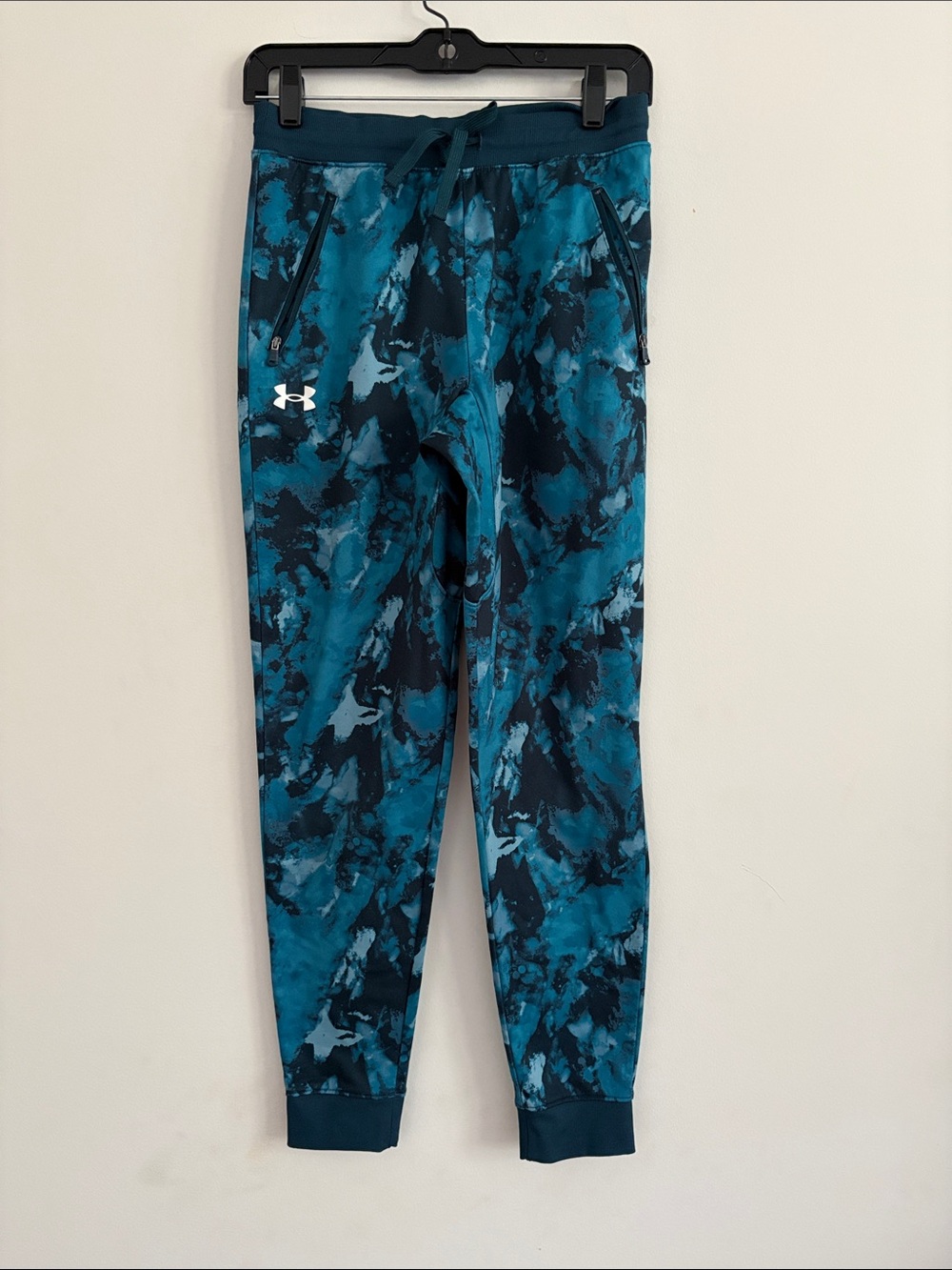 Under Armour Teal & Navy Camo Joggers
